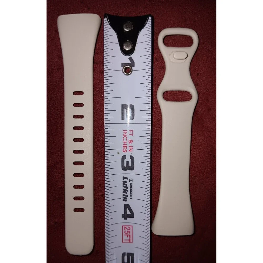 Replacement Band New fits Fitbit Charge 5 Or 6 Accessory Slim Sport Beige